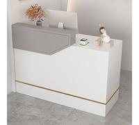 Adjustable Folding Side Table for Home & Office, Mobile Reception Desk with Drawers, Compact Welcome Counter, Versatile Small Desk for Reception Areas