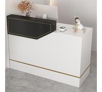 Adjustable Folding Side Table for Home & Office, Mobile Reception Desk with Drawers, Compact Welcome Counter, Versatile Small Desk for Reception Areas