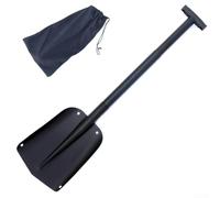 Adjustable Folding Snow Shovel An Essential Item for Your Winter Adventure Kit This Season (Black)