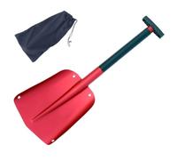 Adjustable Folding Snow Shovel An Essential Item for Your Winter Adventure Kit This Season (Red)