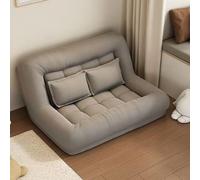 Adjustable Folding Sofa Bed - 120cm Loveseat with Foam ion Lazy Recliner Chair for Living Room Bedroom & Office Space-Saving Floor Sofa Lounge