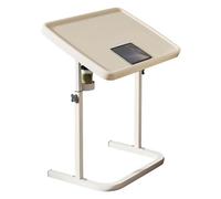 Adjustable Folding Sofa Bedside Table - Portable TV Tray with Cup Holder, Height-Adjustable Couch Dining Table & Stowaway Laptop Desk for Versatile Use