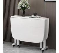 Adjustable Folding Table for 2-8 People - Multi-Purpose Extendable Kitchen & Dining Table Space-Saving Design Sturdy 100kg Support Perfect for Small Spaces