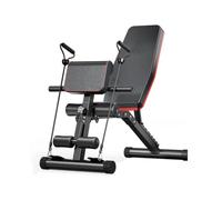 Adjustable Folding Weight Bench,14 In 1 Weight Bench Set,400kg Load Capacity with Variety of Auxiliary Accessories,for Fitness Strength Training