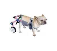 Adjustable Folding Wheelchair for Small & Large Dogs and Cats Mobility Aid for Disabled s Lightweight & Durable Design Perfect for Comfortable Support.