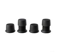 Adjustable Foot For Pads for Coffee Machines 4Pcs Furniture Risers to Elevate For Heavy Duty Items (Black)