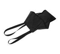 Adjustable Foot Hammock Rest Black Oxford Cloth for Atv Utv | Easy Installation, Single Unit, Multiterrain Adventures and Long Offroad Drives
