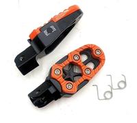 Adjustable Foot Pegs 1 Pair Universal 8mm Metal Motorcycle Foot Pegs Pedals Footrests With Spring Dirt Pit Bike