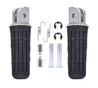 Adjustable Foot pegs 1Pair Aluminum Alloy Anti-Skid Black CNC Folding Foot Pegs Pedal Rest Front And Rear Footpegs Footrest For FZ6N