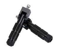 Adjustable Foot pegs 2 Pcs M8 Universal Motorcycle Motor Bike Folding Footrests Footpegs Foot Rests Pegs Rear Pedals Set CNC Aluminum Motorcycle Part
