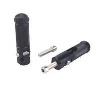 Adjustable Foot pegs 2pcs Black Sliver CNC Aluminum Universal Motorcycle Motor Bike Folding Footrests Footpegs Foot Rests Pegs Rear Pedals Set Parts