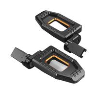 Adjustable Foot Pegs Compatible With Sportster S RH1250S 2021-2024 Models Fits Street Bob FXBBS 114 Works With Low Rider S Standard FXST 107(Orange)
