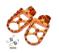 Adjustable Foot Rests Footpegs Pegs Pedals Compatible With EXC SX XCF SXF XC XCW XCFW 65 85 125 150 200 250 300 350 450 ADVENTURE 990 Universal Fit Aftermarket Replacement(Orange)