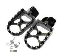 Adjustable Foot Rests Footpegs Pegs Pedals Compatible With EXC SX XCF SXF XC XCW XCFW 65 85 125 150 200 250 300 350 450 ADVENTURE 990 Universal Fit Aftermarket Replacement(Black)