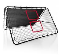 Adjustable Football Rebounder Net - Double-Sided Soccer Training Goal for Kids & Adults, Portable PE Mesh Kickback Target for Shooting/Passing Practice - Folding Design for Garden & Indoor Use,180x120