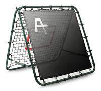 Adjustable Football Rebounder Net - Double-Sided Soccer Training Goal for Kids & Adults, Portable PE Mesh Kickback Target for Shooting/Passing Practice - Folding Design for Garden & Indoor Use, Green