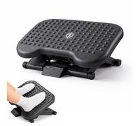 Adjustable Footrest Under Desk - Ergonomic Office Foot Rest with Massage Surface - Anti Slip Foot Stool for Home & Office - Improves Posture & Reduces Leg Fatigue