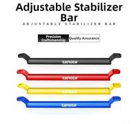 Adjustable for aluminium Alloy Motorcycle Handlebar Bracket Adjustable | Stabiliser Bar Mount Extension Riser for Custom Bike for modification Fit Heavy Duty Clamp Street Bike Off-Road Parts