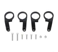 Adjustable For Bike Headlight Mount for 31.8mm Handlebars, ABS Electric For Bicycle Front Light Holder Bracket for E-For Bike and Scooter(2pack)