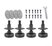 Adjustable For furniture feet 3816 thread type with carbon steel material, includes 4 pieces for For furniture height control and stability