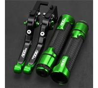 Adjustable FOR SUZUKI B KING B-KING BKING 2008-2011 2010 2009 Brake Clutch Levers Foldable Extendable Handlebar Handle Bar Grips(Green 4)