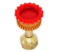Adjustable Four-Hole Agricultural Sprayer Nozzle with Direct Spray and Internal Thread for Efficient Water Application in Agricultural Settings (Copper red)