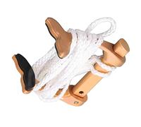 Adjustable Freediving Nose Clip, with Neck Rope, Split Design, 25 Degree Angle for Swimming, Diving, Training (Gold)
