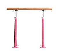 Adjustable Freestanding Ballet Barre for Home & Studio - 150CM Silver Dance Pole for Adults, Indoor Dance Room, Perfect for Ballet Practice & Training (Opt Available)