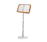 Adjustable Freestanding Book Stand - Portable Music Stand for Reading & Sheet Music, Perfect for Weddings, Classrooms, Speeches & Home Use, Sturdy & Convenient Design,Color 2-Height 70-142cm