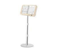 Adjustable Freestanding Book Stand - Portable Music Stand for Reading & Sheet Music, Perfect for Weddings, Classrooms, Speeches & Home Use, Sturdy & Convenient Design,Color 1-Height 45-75cm