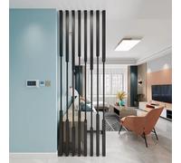 Adjustable Freestanding Room Divider - Heavy Duty Privacy Partition for Space Separation Ideal for Home Office and Events - Stylish and Versatile Design
