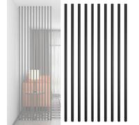 Adjustable Freestanding Room Divider Metal Partition Wall for Studio Apartments No Drilling RequiredPrivacy Screen Versatile Space Separator