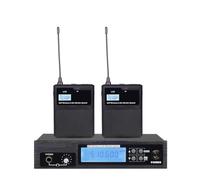 Adjustable Frequency UHF Band Wireless In-Ear Monitor Monitoring System Suitable For Live Performance(B)