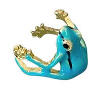 Adjustable Frog Ring, Cold Frog Ring, Cute Animal Rings with Frog Tree | Realistic Finger Band, Funny Christmas Stocking Stuffers for Women Girls, Consulte la descripción, See description, See