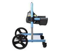 Adjustable Front Leg Dog Wheelchair for Disabled Pets, Lightweight Aluminum Mobility Aid for Front Limb Injury, 2-Wheel Walking Support Cart with Shock-Absorbing Tires for Small to Large Dogs(L)