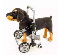 Adjustable Front Leg Support Wheelchair for Small Dogs, Mobility Aid for Disabled or Arthritic Pets, 2-Wheel Assisted Walker for Enhanced Movement