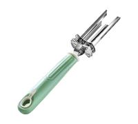 Adjustable Fruit and Vegetable Corers Tool, Pepper Seed Corer, Apple Corer Tool, Stainless Steel Fruit Pineapple Vegetable Peeler Corer Slicer Cutter Kitchen Gadget (Green)