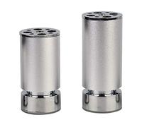Adjustable Fur Legs Sofa Legs Aluminum Alloy Rubber Feet M8 Connect Screws Thick Mounting Plate Rustproof & Colorfast Replacement Legs Various Sizes 1 Set