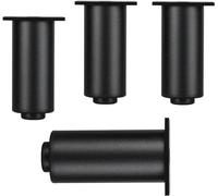 Adjustable Furniture Legs, Aluminum Alloy Replacement Feet for Cabinets, Tables, Sofas, and Bookcases, Includes Screws, Height Adjustable