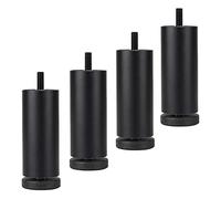 Adjustable Furniture Legs Metal Table Legs for Center Table Sofa Bed Cabinet and Desk Replacement Legs for Kitchen and Bathroom (Set of 4) Color Options Available