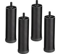 Adjustable Furniture Legs, Thicken Metal Legs for Sofa, Bed, Cabinet, Couch, Kitchen, Breakfast Bar, TV Desk - 4 Pack Adjustable Feet