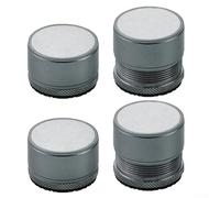 Adjustable Furniture Risers, Multi Purpose Adjustable For Furniture Legs Risers 4 Pack Set For All Needs(Gray)