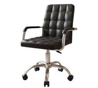 Adjustable Gaming Chair with Wheels and Armrests Comfortable for Long Hours Ideal for Office Living Room Bedroom Ergonomic Design (Black)