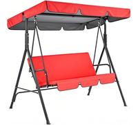 Adjustable Garden Canopy Swing Chair Removable Cush table Outdoor Patio Bench Ideal for Poolside Relaxat & Eng Your Backyard Space