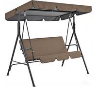 Adjustable Garden Canopy Swing Chair Removable Cushions Outdoor Patio Bench for Poolside & Porch Relaxation Perfect for Engaging Your Outdoor Space