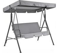Adjustable Garden Canopy Swing Chair table Outdoor Patio Bench with Removable Cush Perfect for Poolside Relaxat and Eng Your Outdoor Space