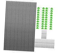 Adjustable Garden Hoops Kit - High-Strength Fiber Plant Support Arches for Raised Beds Portable DIY Greenhouse Tunnel All-Season Gardening Solutions Easy Setup