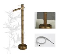 Adjustable Garden Hose Faucet Outdoor Water Tap Fire Hydrant 34" Height A-Bottom Water Inlet Durable & Easy to Install Perfect for Yard & Garden Irrigation