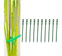 Adjustable Garden Plant Twist Ties,Reusable Plant Support Gardening Ties,Green Multi-Function Sturdy Garden Plant Twist Tie, for Climbing Plants Garden Supplies (10pcs, 8.7in)