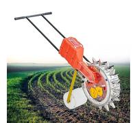 Adjustable Garden Seed Spreader Cart with Robust Frame and Puncture-Proof Tires for Efficient Vegetable, Herb, and Flower Planting